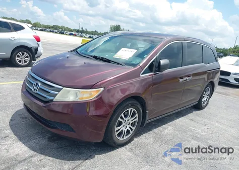 2011 Honda Odyssey Ex-L z USA, uszkodzony, nr VIN 5FNRL5H66BB024280